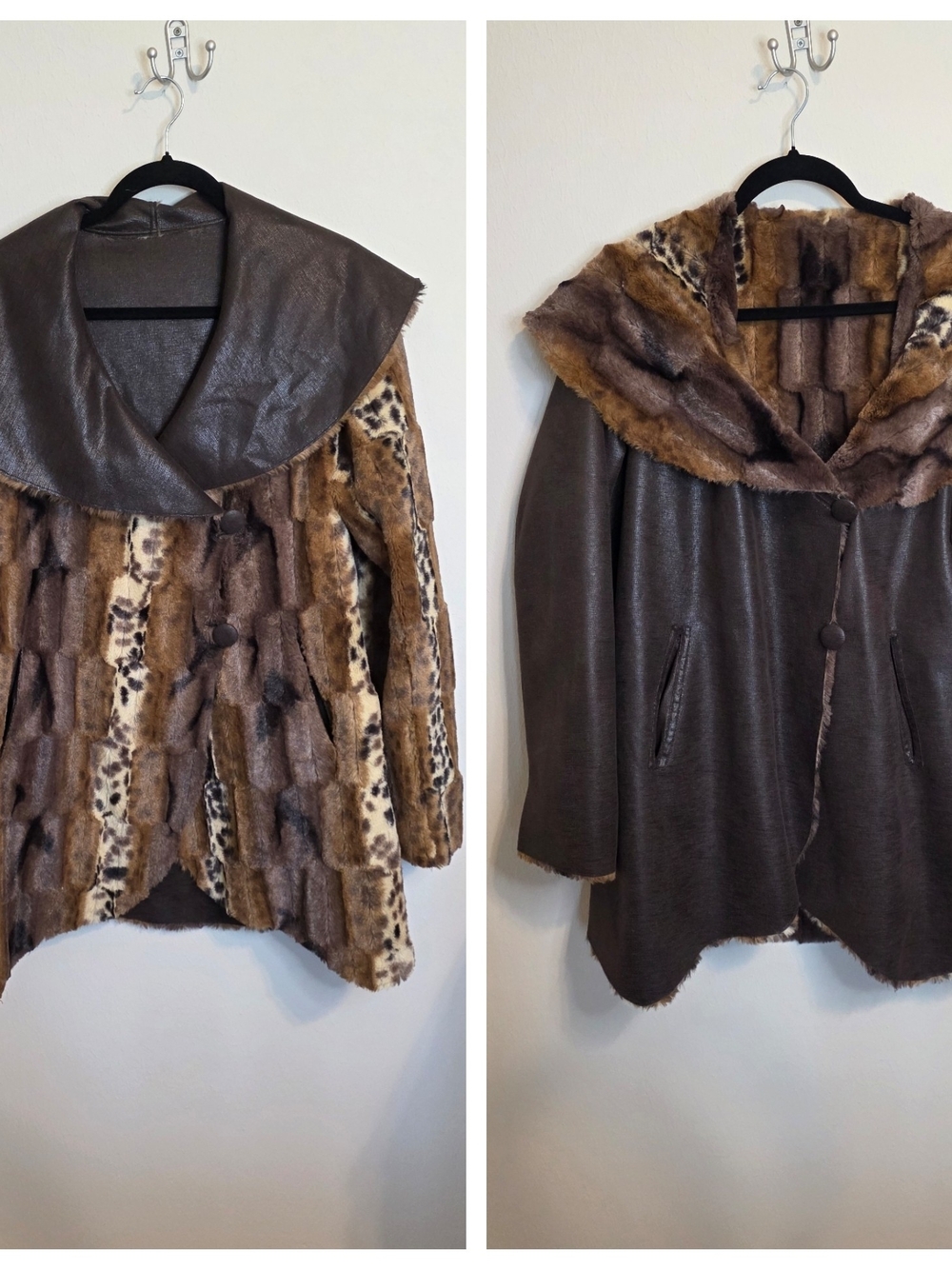 Chi by Faichi Textured Brown Jacket